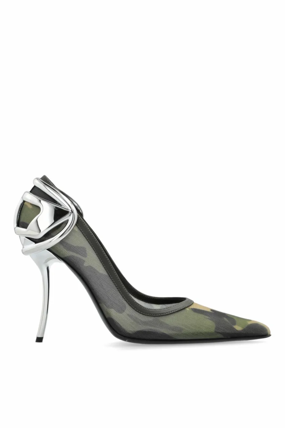 Diesel GREEN Heeled shoes D-TEN