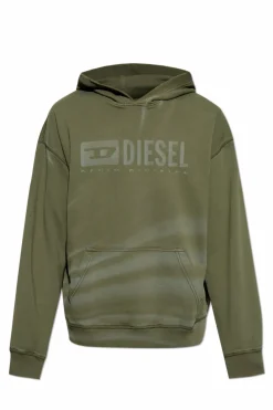 Diesel GREEN Hoodie S-BOXT-HOOD-R9