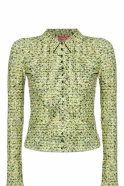 Diesel GREEN Shirt `C-ELAZ-BC`