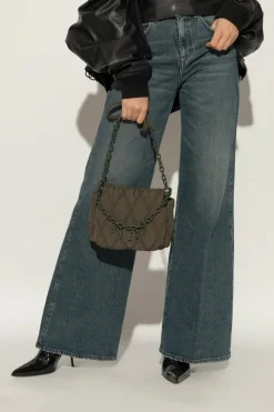 Diesel GREEN Shoulder bag HARM-D SHOULDER