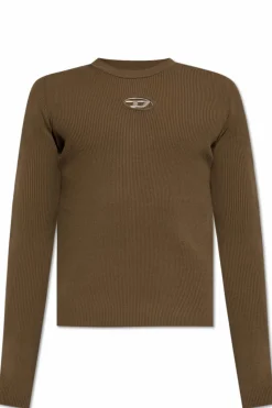 Diesel GREEN Sweater `K-ZACKARY-ROUND`