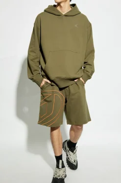 Diesel GREEN Sweatshirt S-MACS-HOOD-MEGOVAL-D