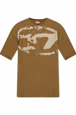 Diesel GREEN T-shirt `T-BOXT-N14`