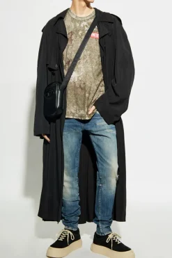 Diesel GREEN T-shirt T-BOXT-R12