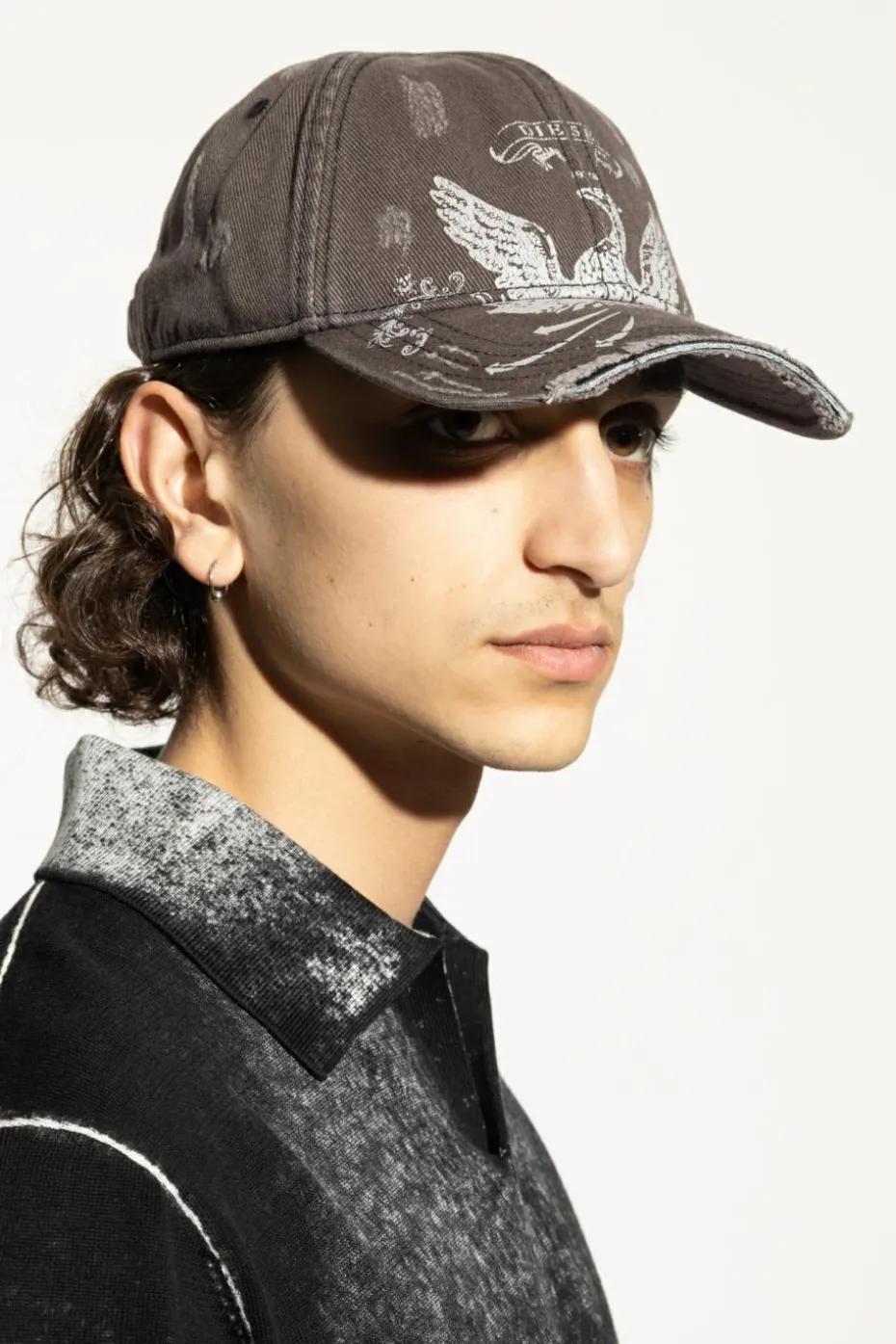 Diesel GREY Baseball cap