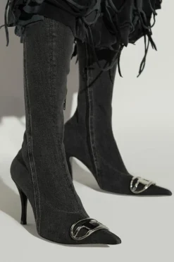 Diesel GREY Boots D-VENUS
