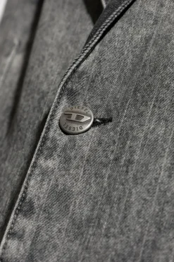 Diesel GREY Denim jacket D-REGER-S