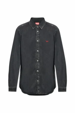 Diesel GREY Denim shirt D-SIMPLY