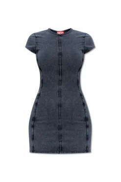 Diesel GREY Dress `D-CUPSLEEVES`