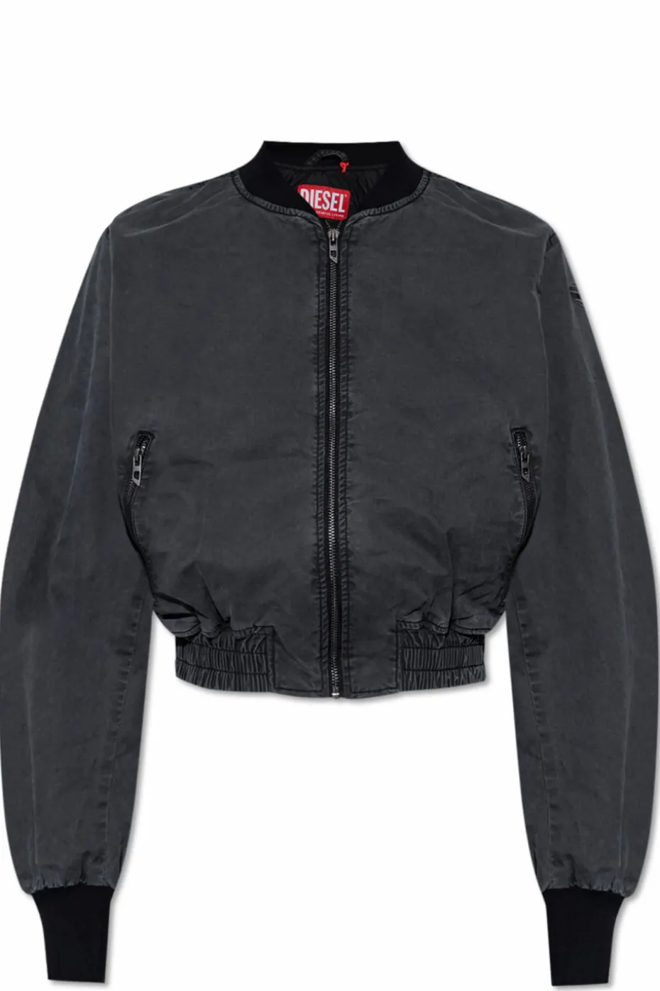 Diesel GREY ‘G-RAIL-P1’ bomber jacket