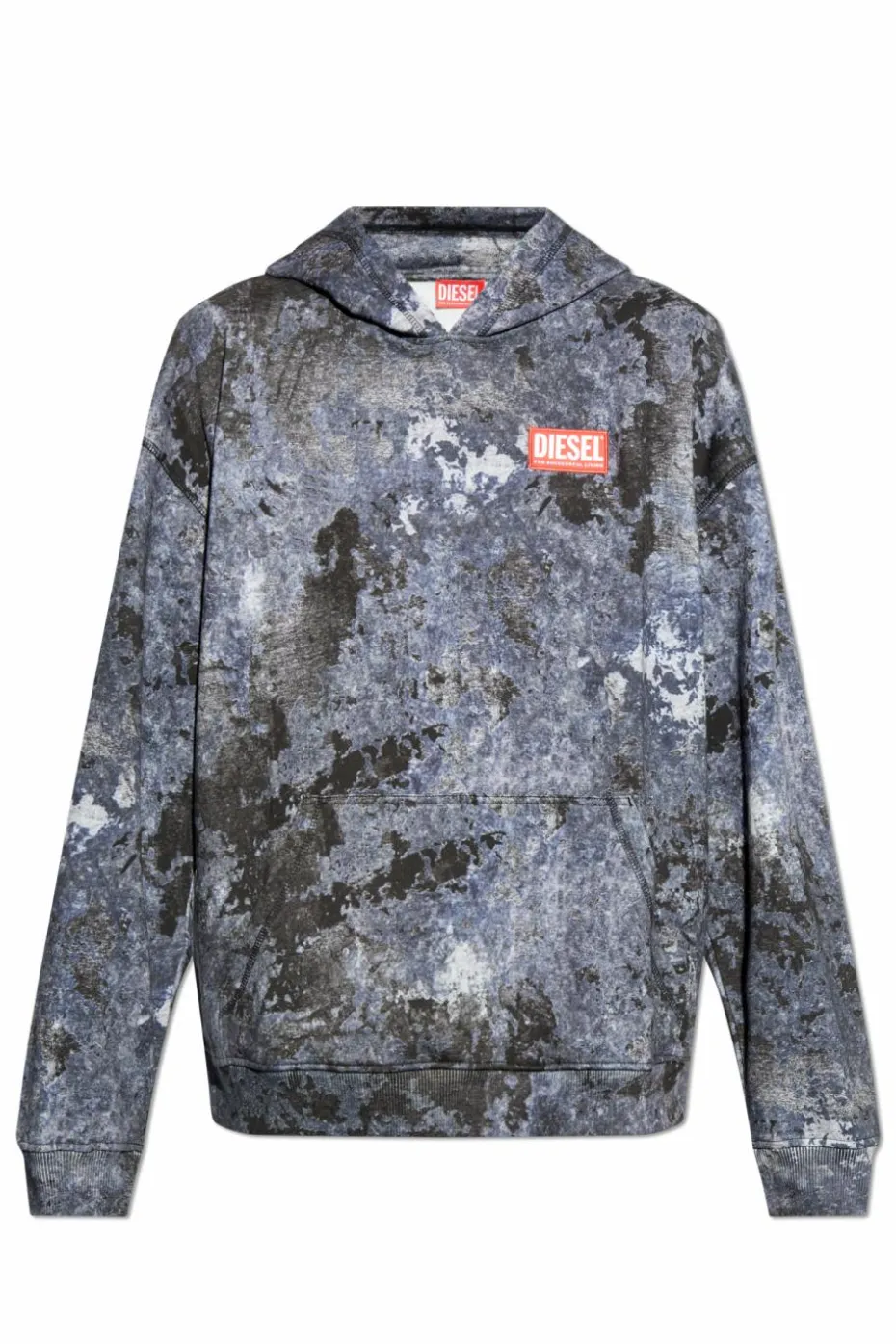 Diesel GREY Hooded sweatshirt 'S-BOXT-HOOD-R8'