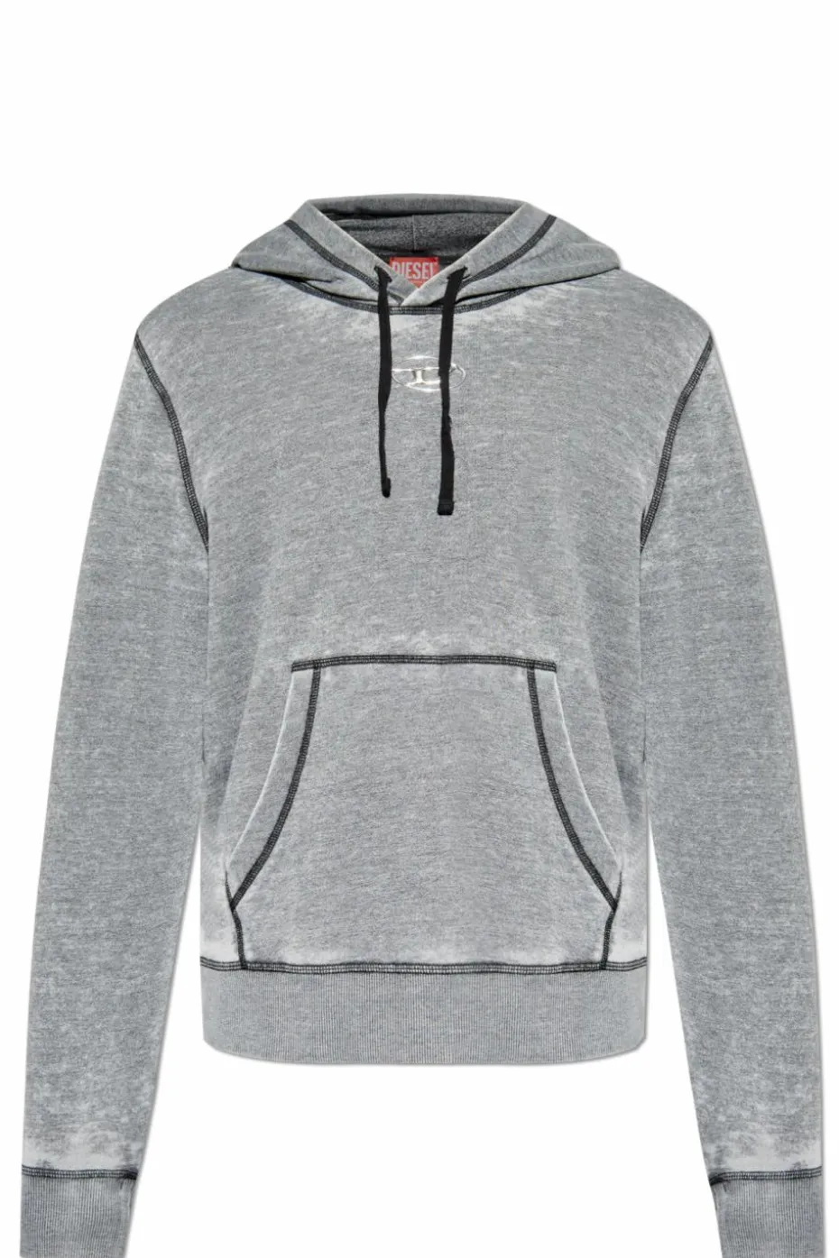 Diesel GREY Hoodie S-GINN-HOOD