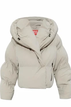 Diesel GREY Insulated jacket `W-ILEY-T1`