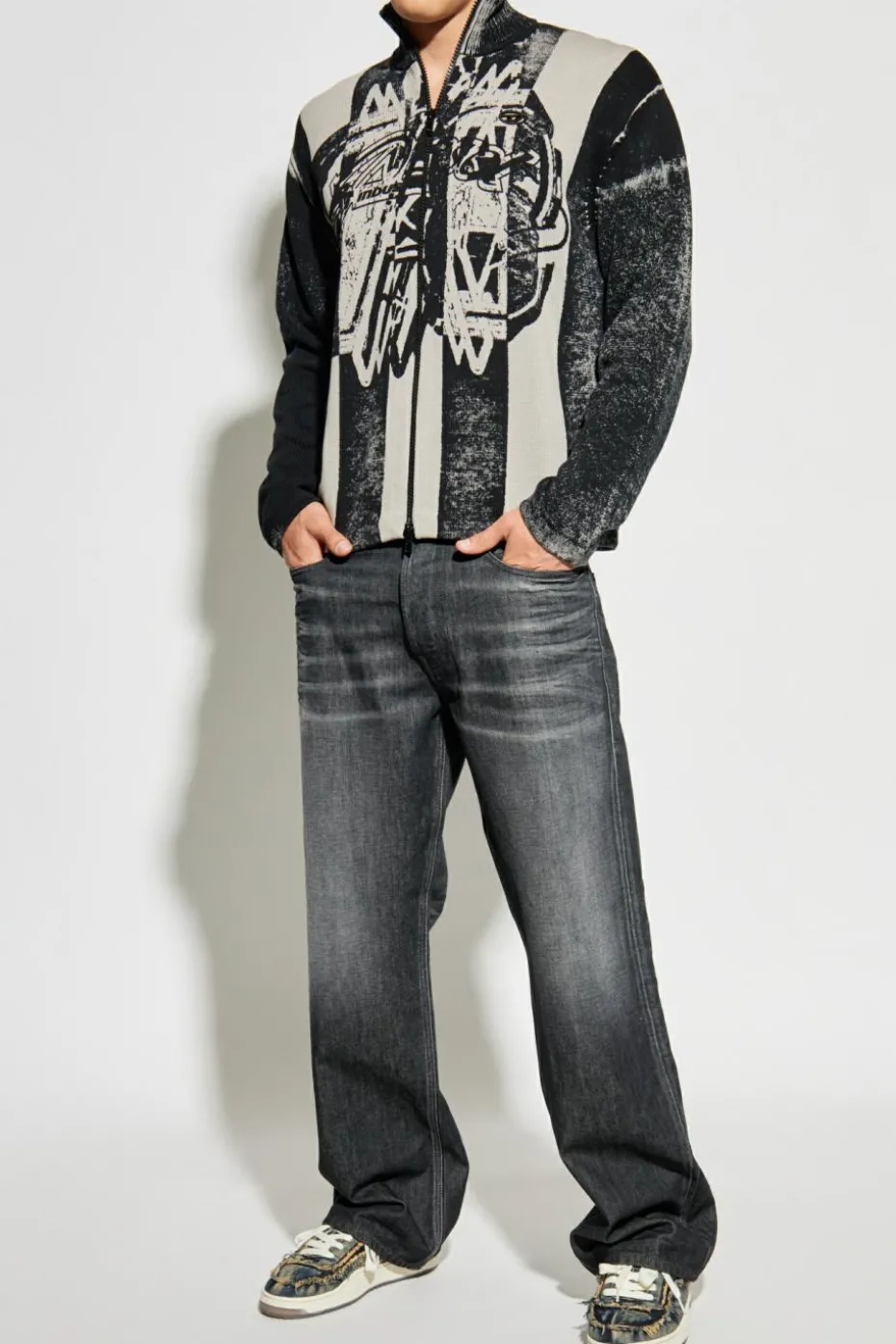 Diesel GREY Jeans "1980 D-EEPER"