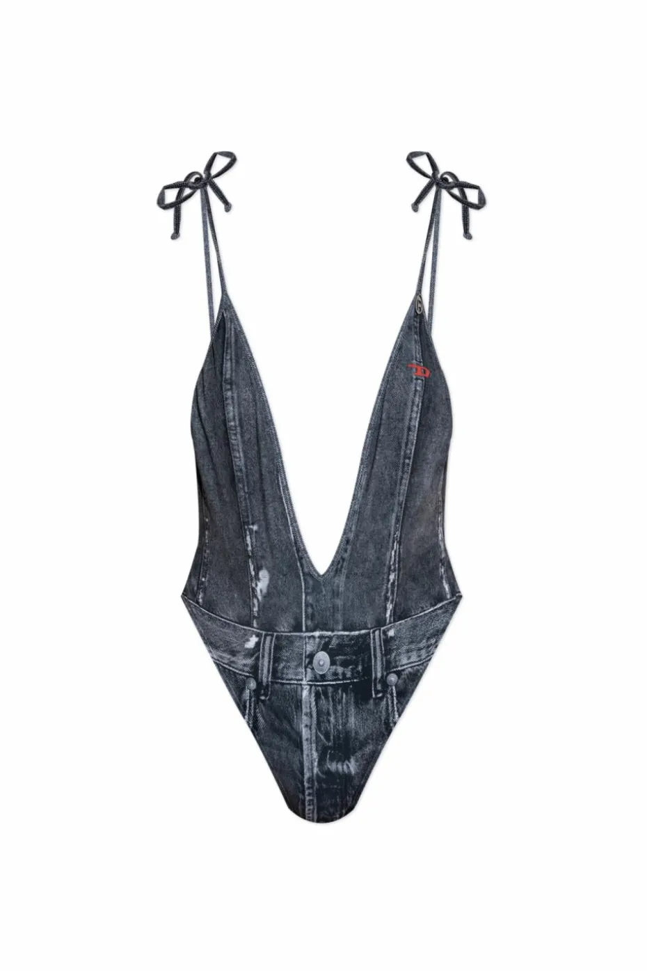 Diesel GREY One-piece swimsuit "KINSLEY-DNM"
