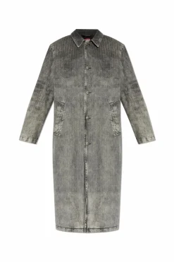 Diesel GREY Padded coat D-JACK-S1