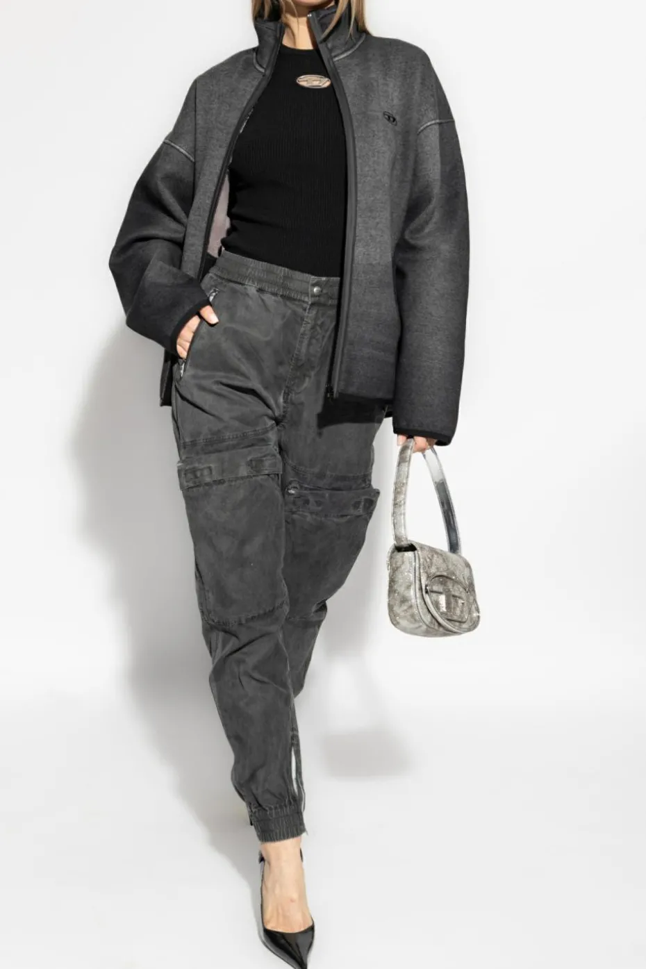 Diesel GREY Pants P-RIDE-Q3