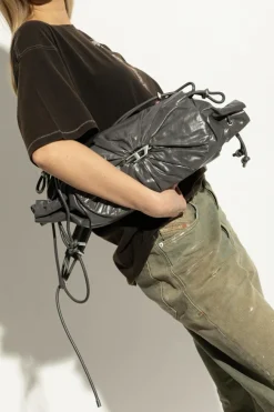 Diesel GREY Shoulder bag SCRUNCH-D