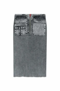 Diesel GREY Skirt M-MERYN