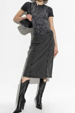 Diesel GREY Skirt `O-ALLEGRA`