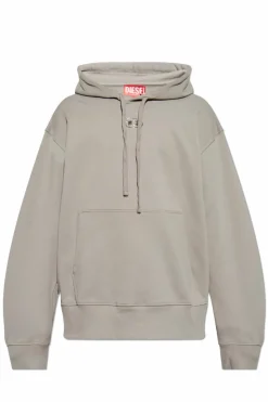 Diesel GREY Sweatshirt S-MACS-HOOD-OD