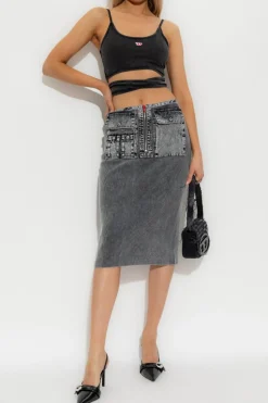 Diesel GREY Top `T-LEYA-TAIL-R1`