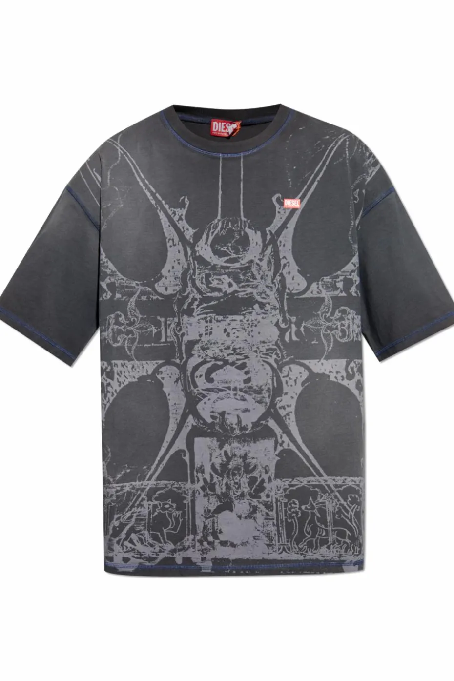 Diesel GREY T-shirt 'T-BOXT-T13'