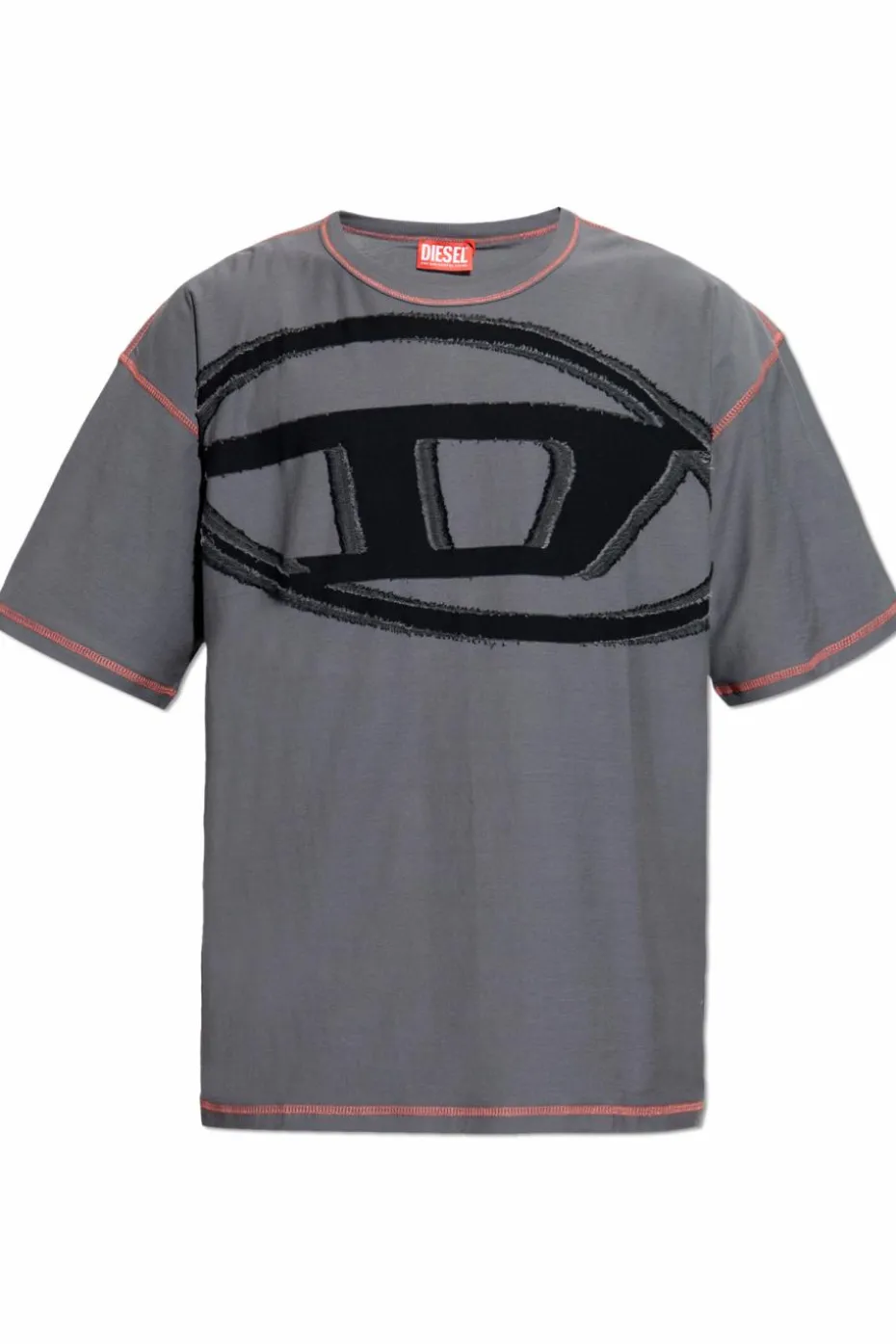 Diesel GREY T-shirt T-DOXT