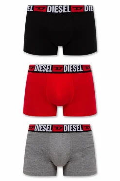 Diesel MULTICOLOUR Logo boxers 3-pack