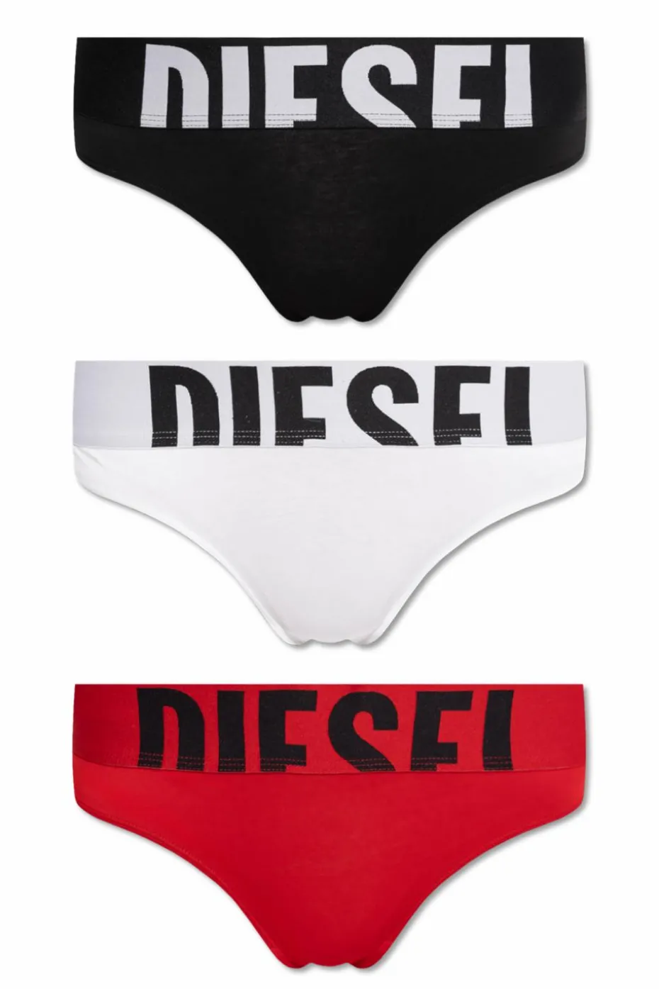 Diesel MULTICOLOUR Three-pack briefs with logo