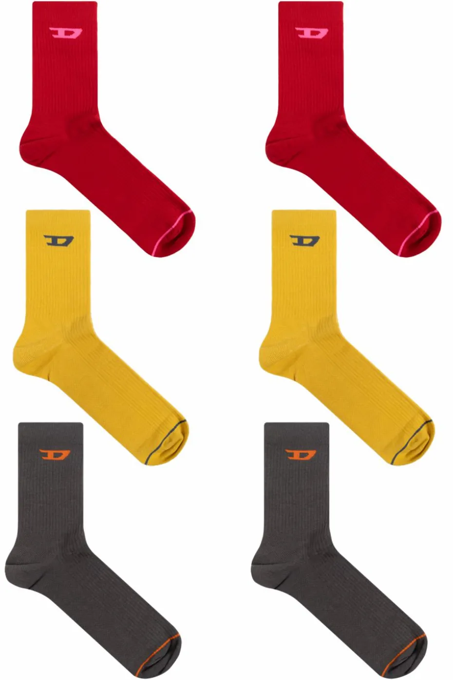 Diesel MULTICOLOUR Three-pack socks SKM-D-TENNIS-CREW