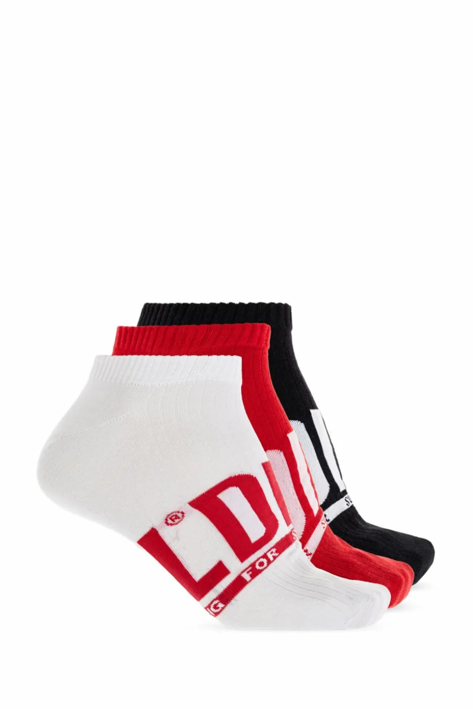 Diesel MULTICOLOUR Three-pack of socks