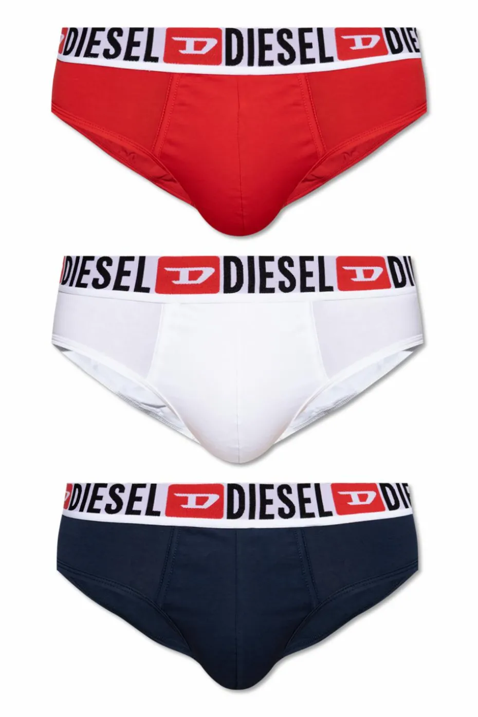 Diesel MULTICOLOUR Three-pack of briefs "UMBR-ANDRETHREEPACK"