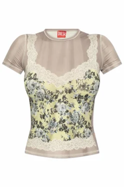 Diesel MULTICOLOUR T-shirt T-ILENI A16603