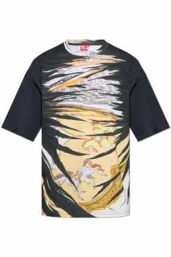 Diesel MULTICOLOUR T-shirt T-BOXT-R25