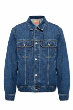 Diesel NAVY BLUE āD-BARCYā denim jacket