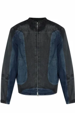 Diesel NAVY BLUE Denim jacket `D-BLENK-S`