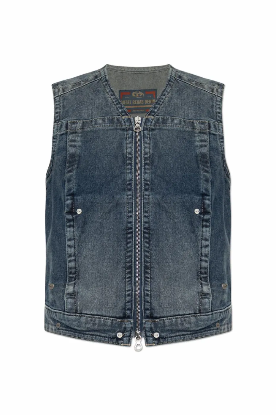 Diesel NAVY BLUE Denim vest DE-PROOF-RE