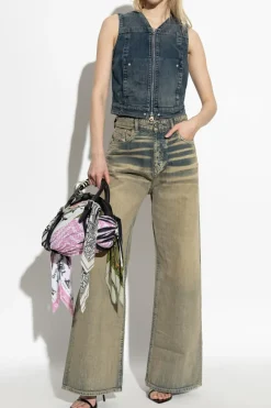 Diesel NAVY BLUE Denim vest DE-PROOF-RE