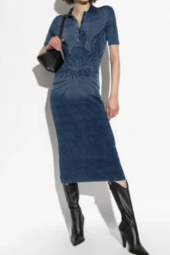 Diesel NAVY BLUE Dress `M-FENNY-DRS`