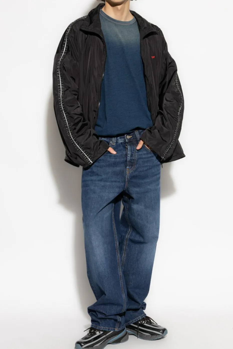 Diesel NAVY BLUE Jeans '2001 D-MACRO'