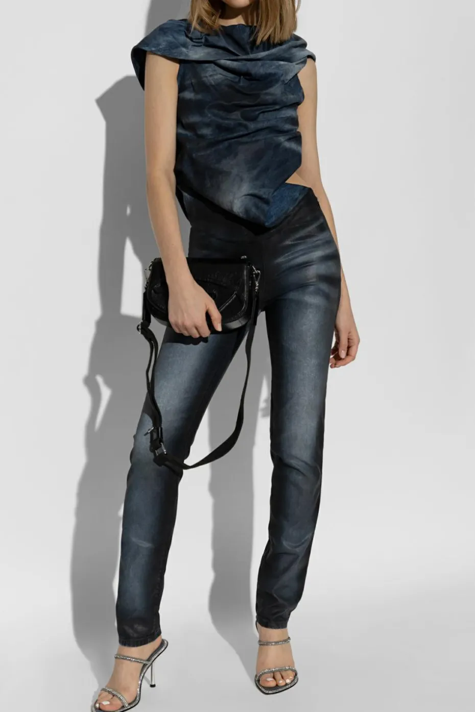 Diesel NAVY BLUE Jumpsuit DE-CLODIA-FSG