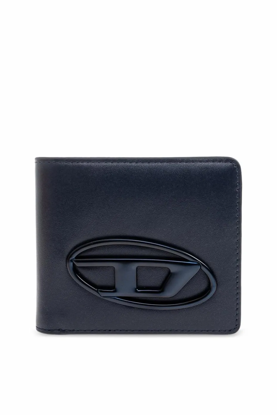 Diesel NAVY BLUE Leather wallet "HOLI-D BI FOLD"