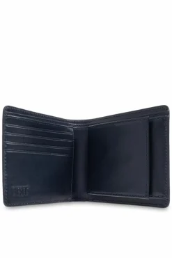 Diesel NAVY BLUE Leather wallet "HOLI-D BI FOLD"