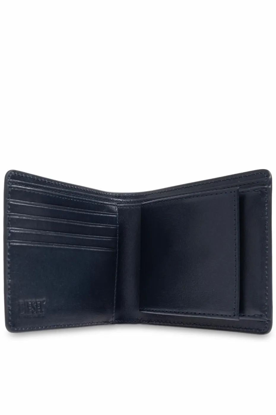 Diesel NAVY BLUE Leather wallet "HOLI-D BI FOLD"