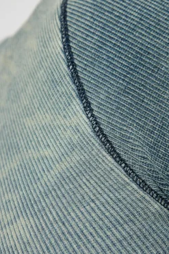 Diesel NAVY BLUE Ribbed top T-HANS