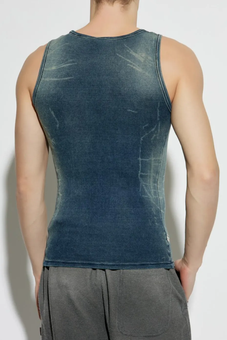 Diesel NAVY BLUE Ribbed Top