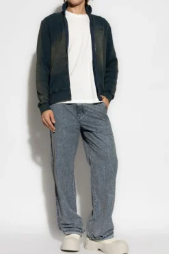 Diesel NAVY BLUE Sweatshirt "S-WAFY-ZIP"