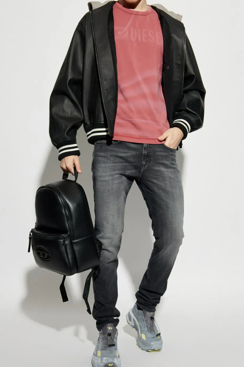 Diesel PINK T-shirt T-ADJUST-R13