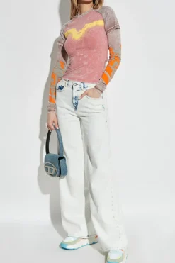 Diesel PINK T-shirt T-IRONICA
